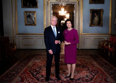 Karalius Carlas XVI Gustafas ir karalienė Silvia