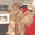 Kalėdų senelis iš Laplandijos atskraidino šventinę nuotaiką
