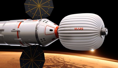 Taip galėtų atrodyti "Inspiration Mars" erdvėlaivis