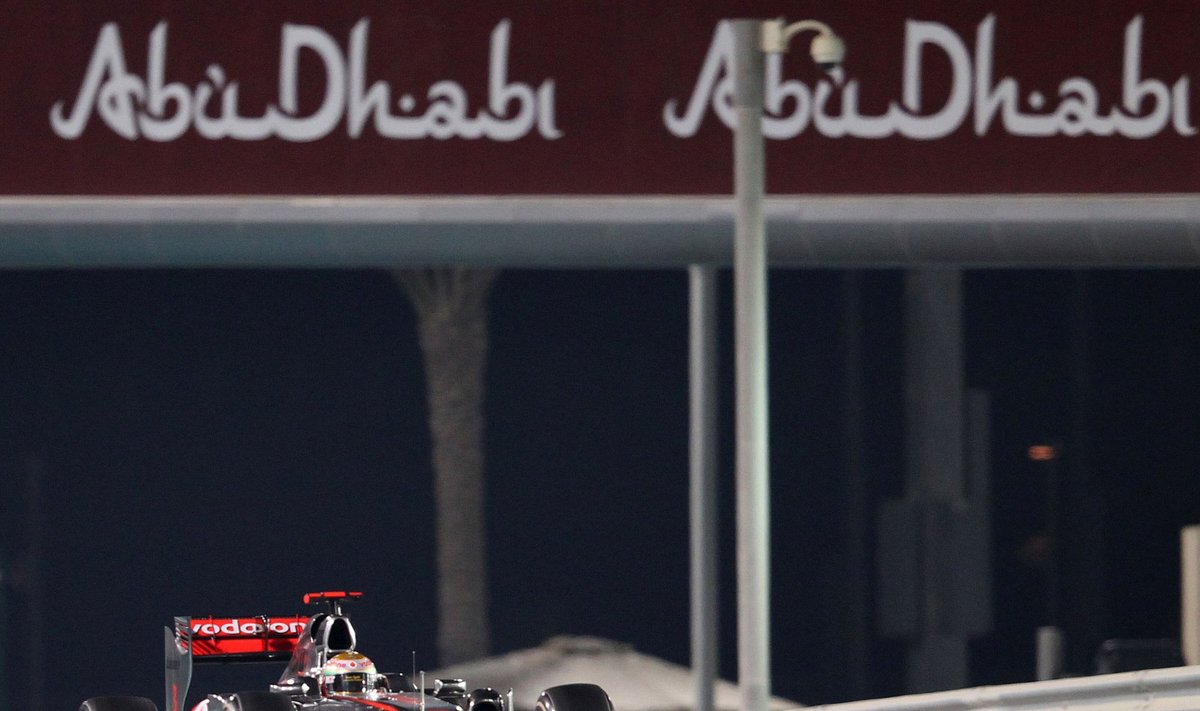 "Formulės-1" bandymai Abu Dabio trasoje