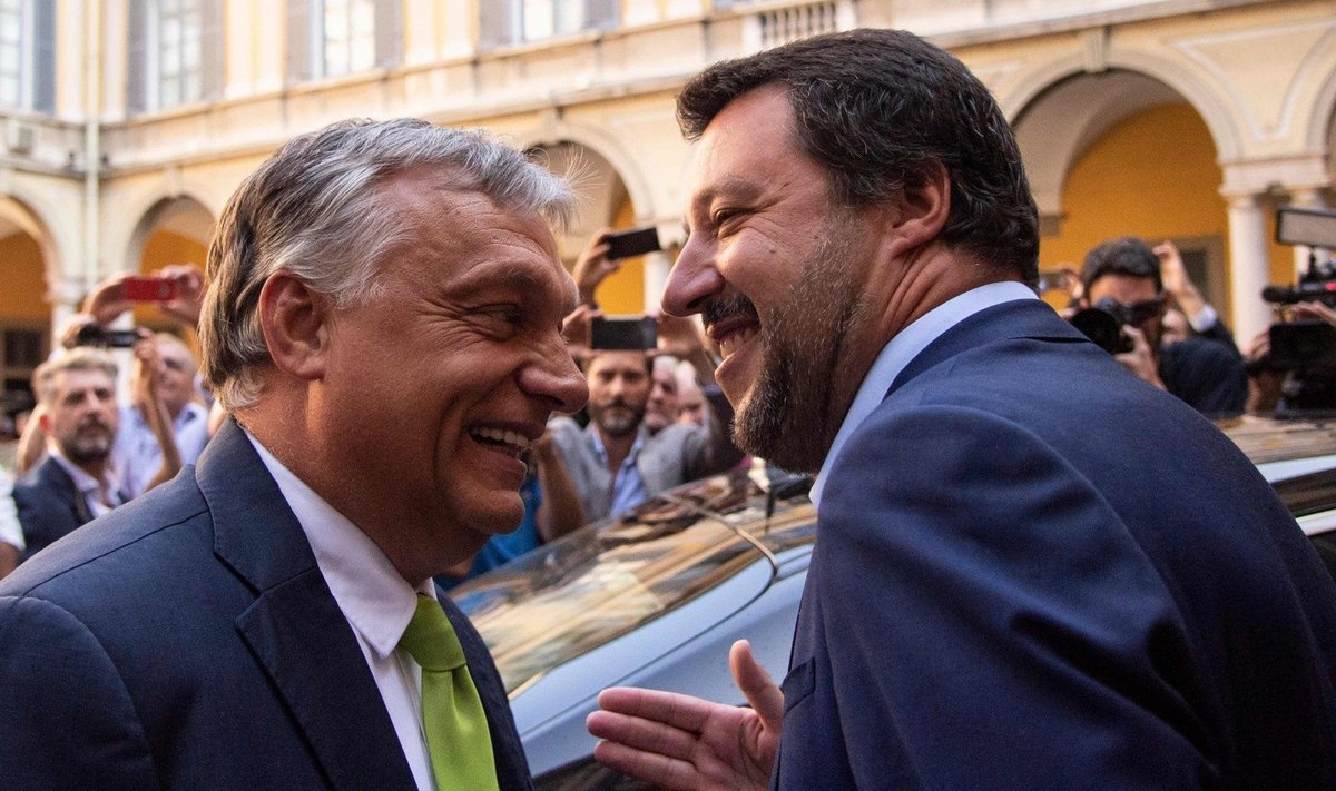 Viktoras Orbanas ir Matteo Salvini