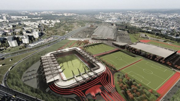 Uždegta žalia šviesa nacionaliniam stadionui: bus atidarytas 2022 m.
