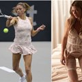 Italų teniso žvaigždė sulaukė prieštaringos reakcijos paviešinus nuotraukas su seksualiais apatiniais