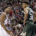 Karštame NBA čempionų ir lygos lyderių mūšyje Toronte triumfavo „Bucks“