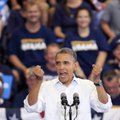 B.Obama džiaugiasi: jo populiarumo kreivė šovė į viršų