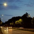 Nušvito Savanorių prospektas sostinėje – įrengtas naujas modernus LED apšvietimas