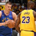 „Lakers“ su LeBronu ir toliau šluojami NBA čempionų, rekordinis Embiidas gelbėja „76ers“