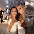 Kim Kardashian surengė solidžią sumą kainavusį Kalėdų vakarėlį: sniego name garsenybės šėlo iki paryčių