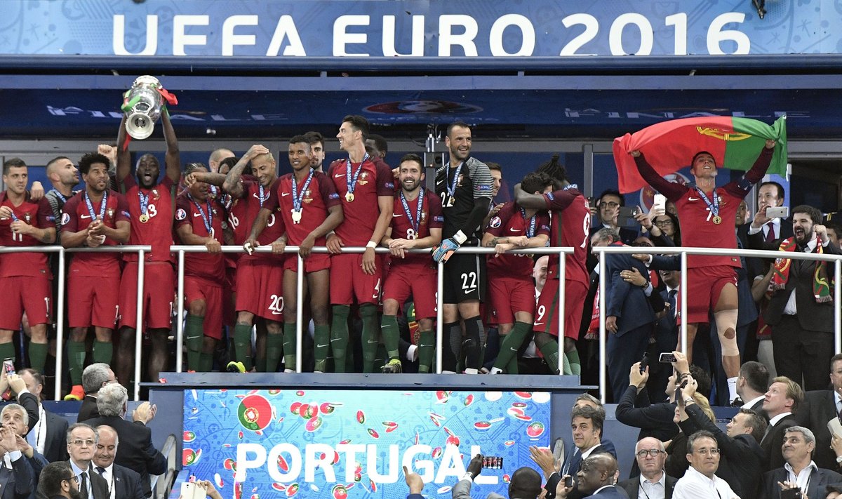 Portugalija — 2016 Europos futbolo čempionė!
