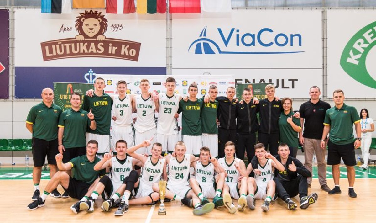 Lietuvos 16-mečiai krepšininkai