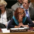 Lietuva remia P. Porošenkos iniciatyvą dėl taikdarių Ukrainoje