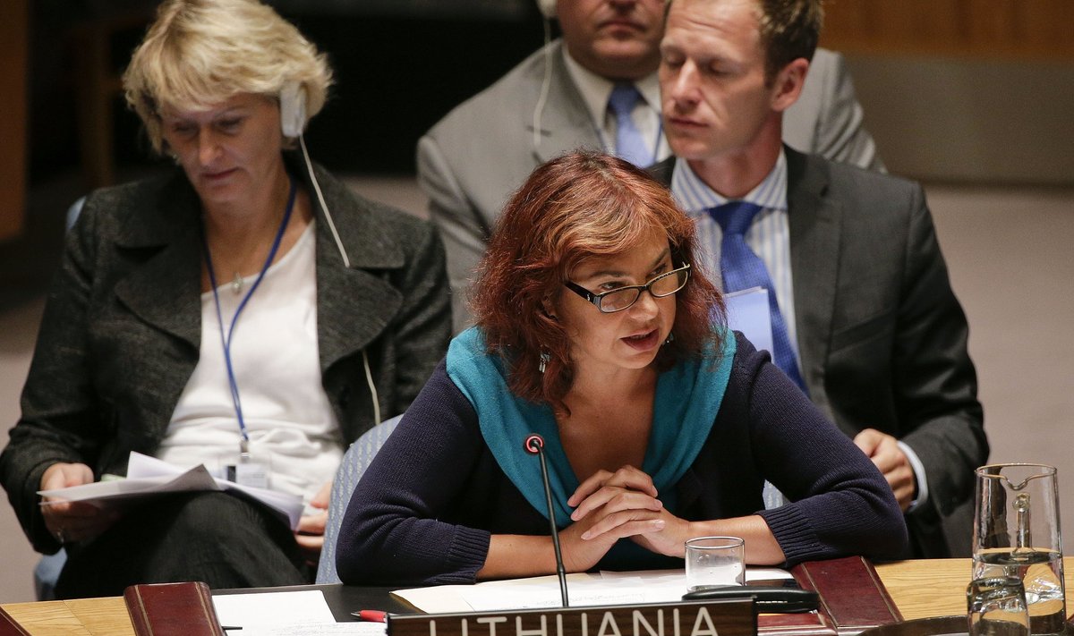 Lithuania's ambassador to the UN Raimonda Murmokaitė
