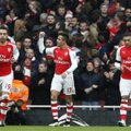 Anglijos „Premier“ futbolo lygoje - triuškinanti „Arsenal“ klubo pergalė