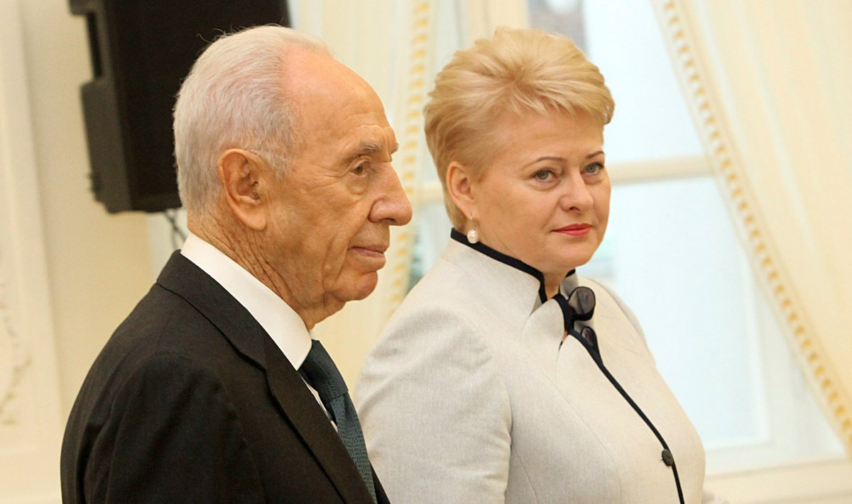 Dalia Grybauskaitė, Shimonas Peresas