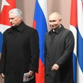 Putinas ir Kubos lyderis demonstruoja vienybę prieš Jungtines Valstijas