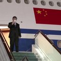 Kinijos prezidentas atvyko į Samarkandą, kur vyksta Šanchajaus bendradarbiavimo organizacijos viršūnių susitikimas