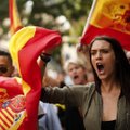 Katalonijos referendumo išvakarėse Madride surengtas mitingas už Ispanijos vienybę