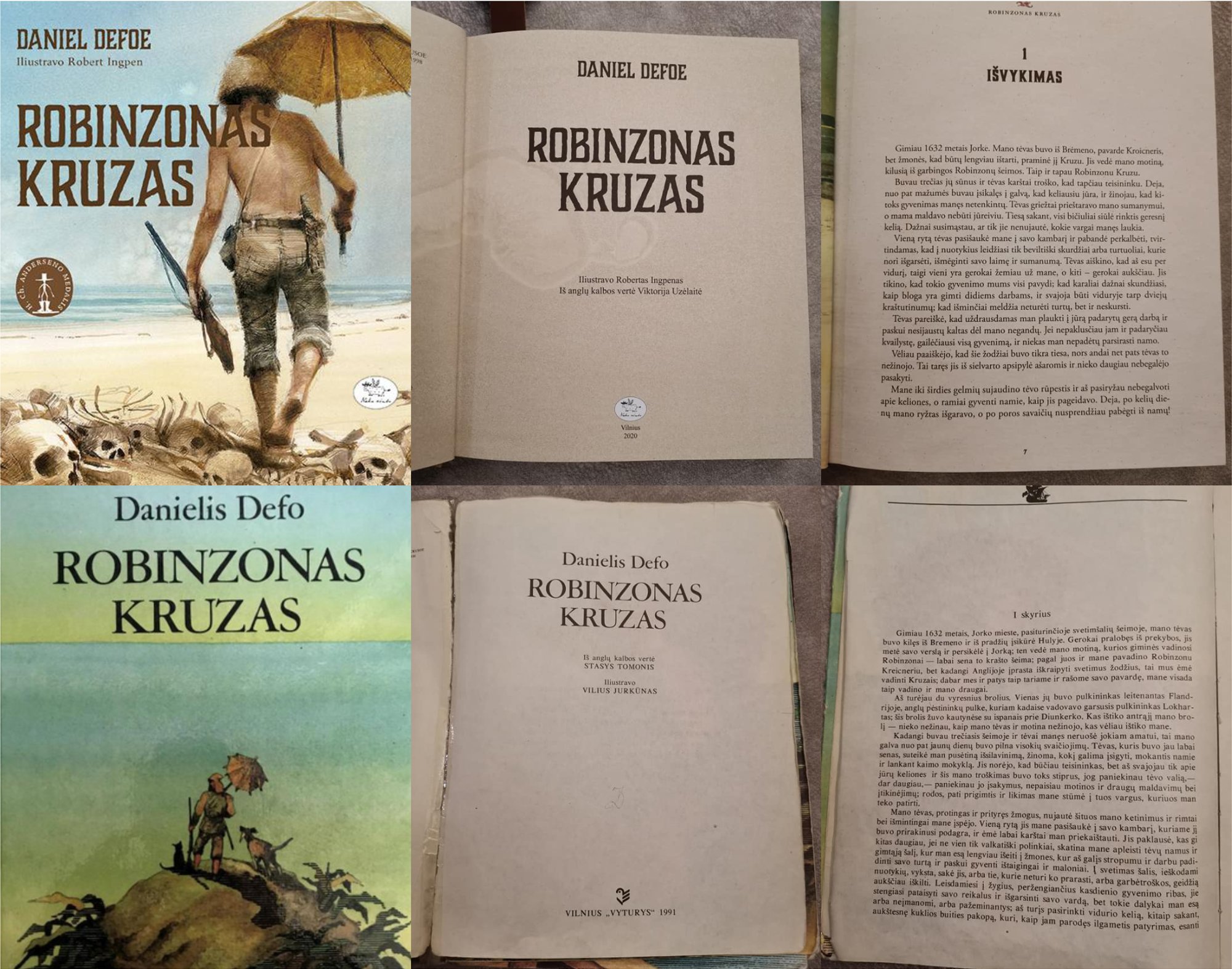 Įsigijus „Robinzoną Kruzą“ laukė nusivylimas: iš literatūros klasikos ...