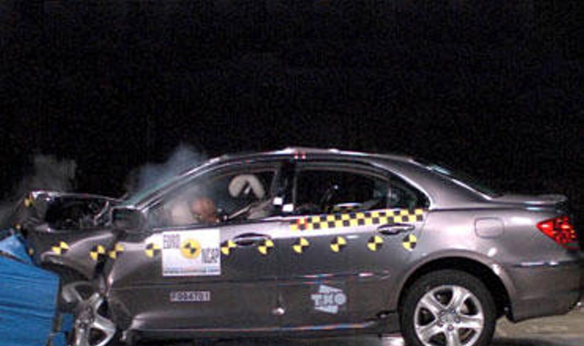 "Honda Legend" EuroNCAP saugos testas
