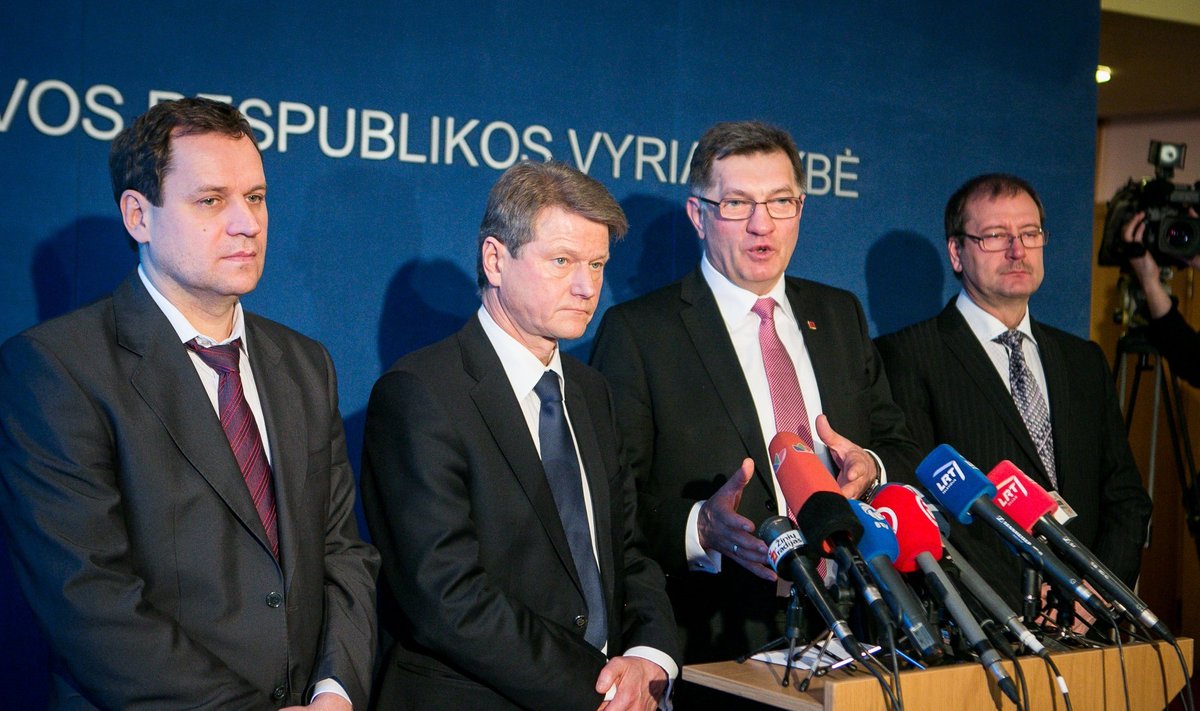 Leaders of the coalition parties after 2012 elections