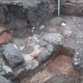 Archeologai Ukmergėje aptiko gynybinio bokšto liekanas