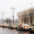 Vilniaus centre taksistai stabdė eismą