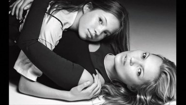 K. Moss su dukra papuošė „Vogue Italia“ viršelį