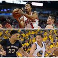 NBA: ryškiausiai spindėjo S. Curry, A. Daviso ir D. Rose'o žvaigždės