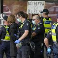 Australijos policija prie federalinio parlamento sulaikė keturis protestuotojus