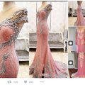 Prabangią suknelę iš Kinijos užsisakiusi mergina ją gavusi pašiurpo