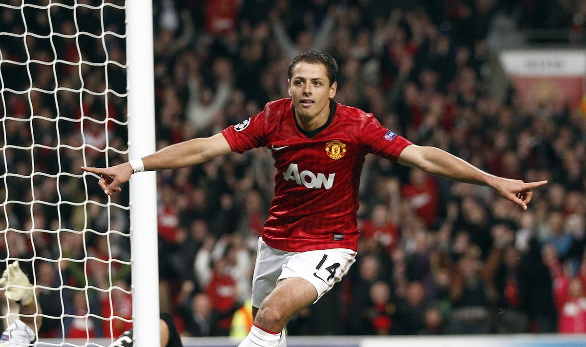 Javieras Hernandezas išplėšė pergalę "Man United" klubui