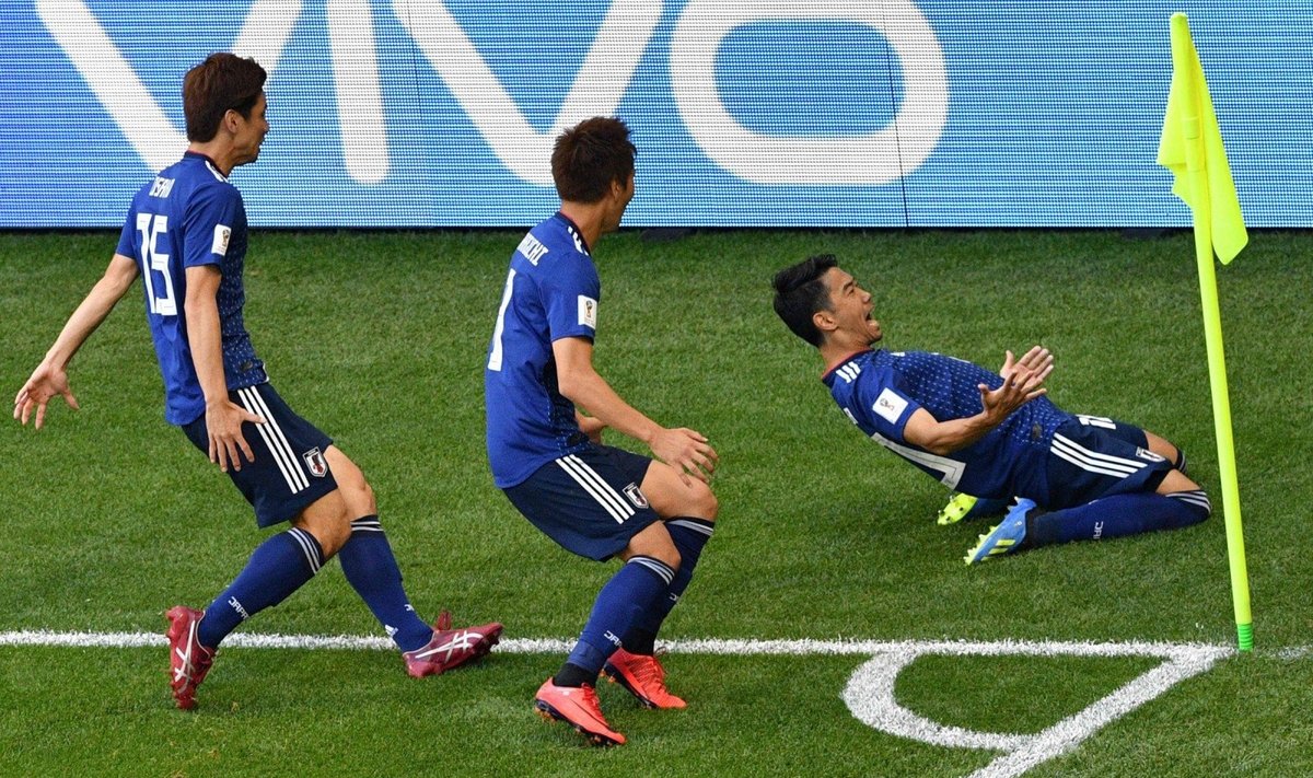 Pasaulio futbolo čempionatas: Kolumbija – Japonija