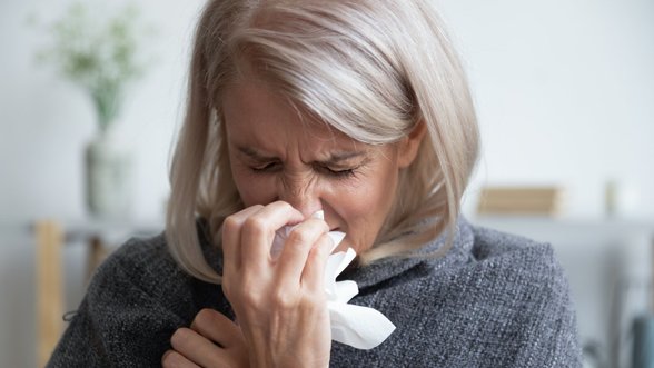 Šiemet sergamumas gripu ir ūminėmis kvėpavimo takų infekcijomis kur kas didesnis nei pernai