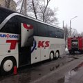 Kaune užsiliepsnojo keleivius vežęs autobusas