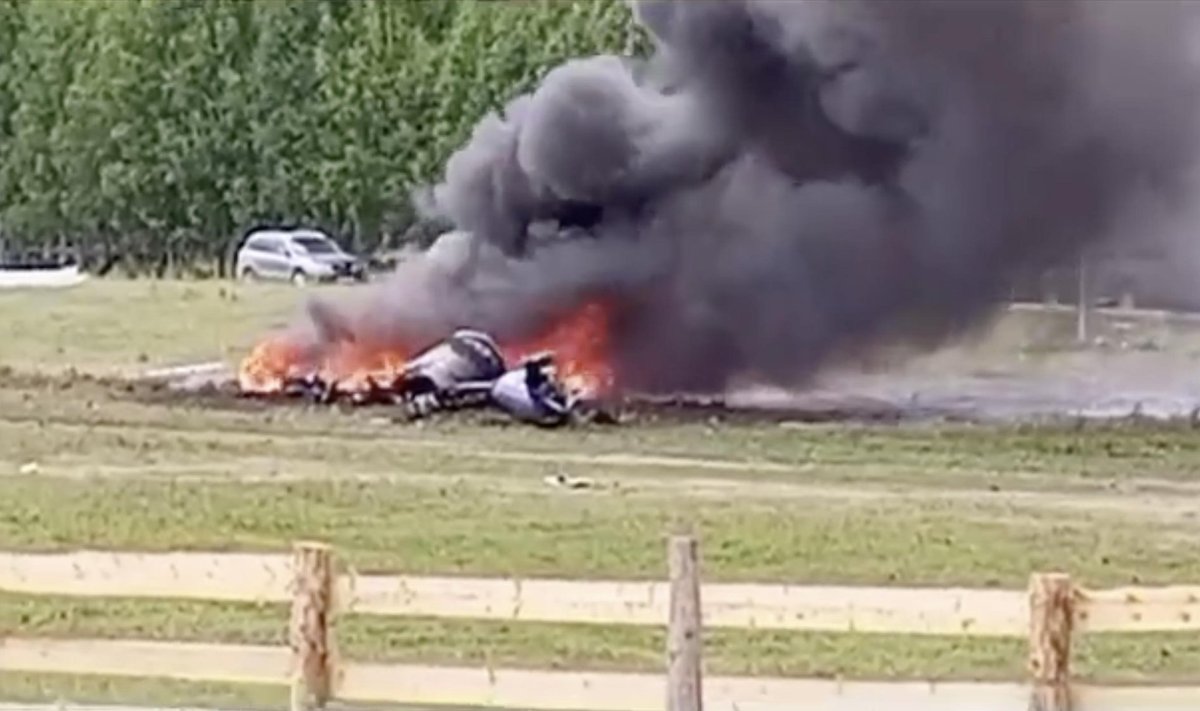 Rusijoje nukrito sraigtasparnis