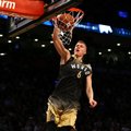 NBA „Kylančių žvaigždžių“ mače – įspūdingas K. Porzingio šou