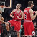 Traumų išretintas „Bulls“ klubas peržengė „Nets“ krepšininkų barjerą