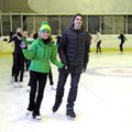 I. Tobias ir D. Stagniūnas išbandė Kauno ledo areną