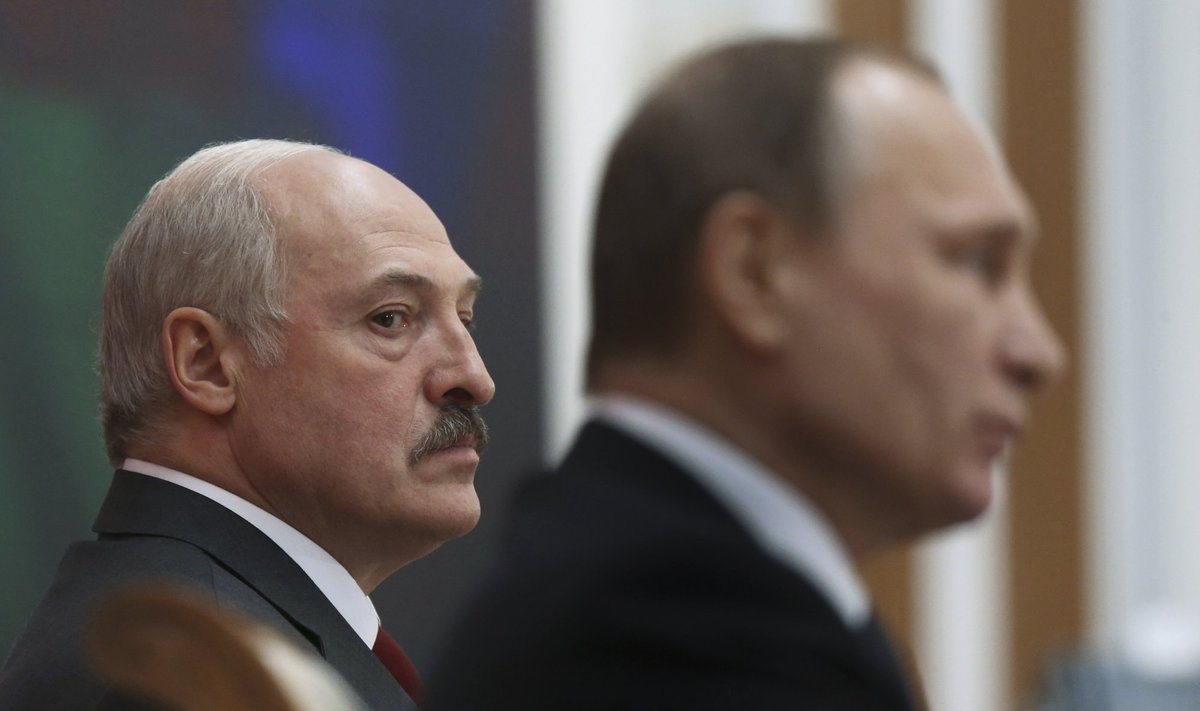 Belarus President A. Lukashenko and Russian President V. Putin