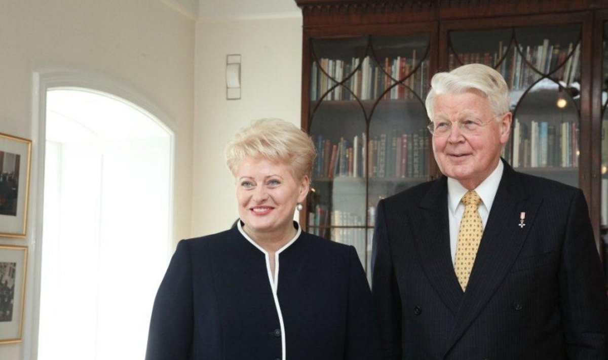 Dalia Grybauskaitė ir Olafuras Ragnaras Grimssonas