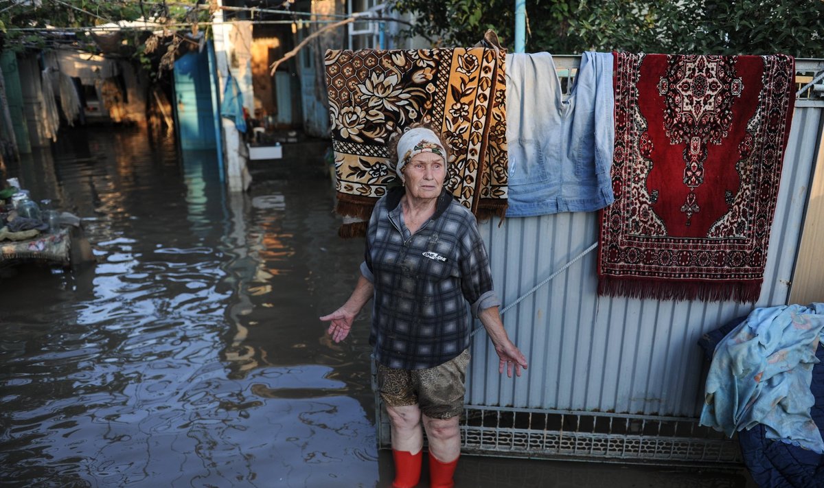Potvynio padariniai Krymske, Krasnodaro regione
