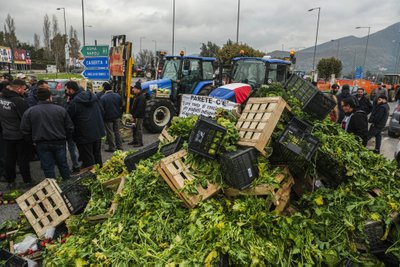 Ūkininkų protestas Italijoje