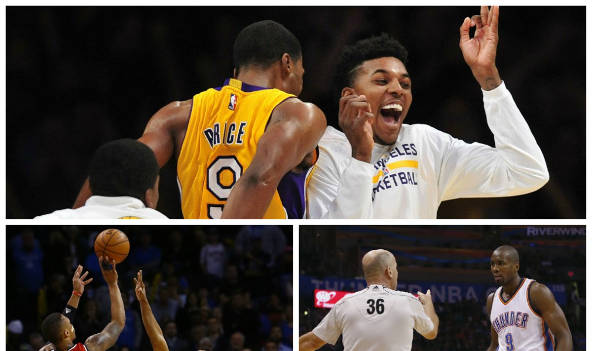NBA lygoje – šventinis „Lakers“ stebuklas ir D. Lillardo šėlsmas (Reuters ir AP nuotr.)