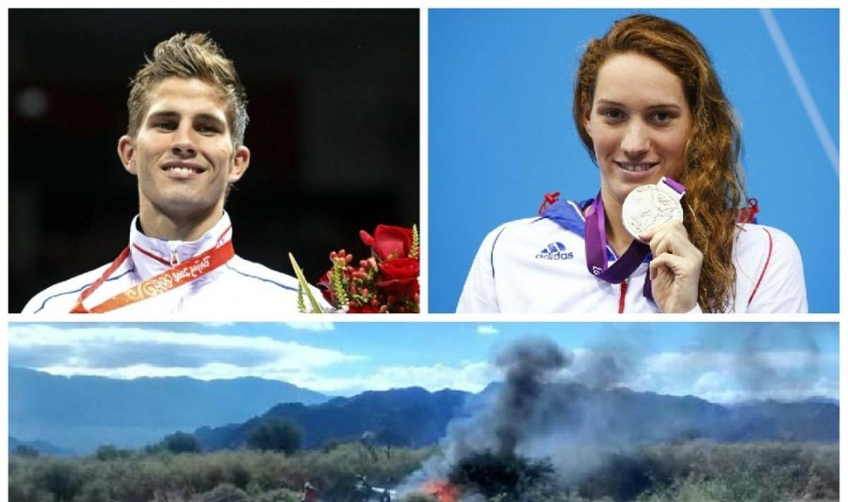 Per realybės šou susidūrus sraigtasparniams žuvo du olimpiniai čempionai Alexis Vastine, Camille Muffat