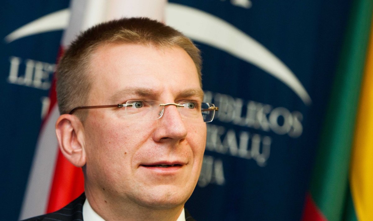 Latvian Foreign Minister Edgars Rinkevics