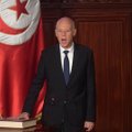 Tunise prisaikdintas naujasis prezidentas Saiedas, netikėtai laimėjęs rinkimus