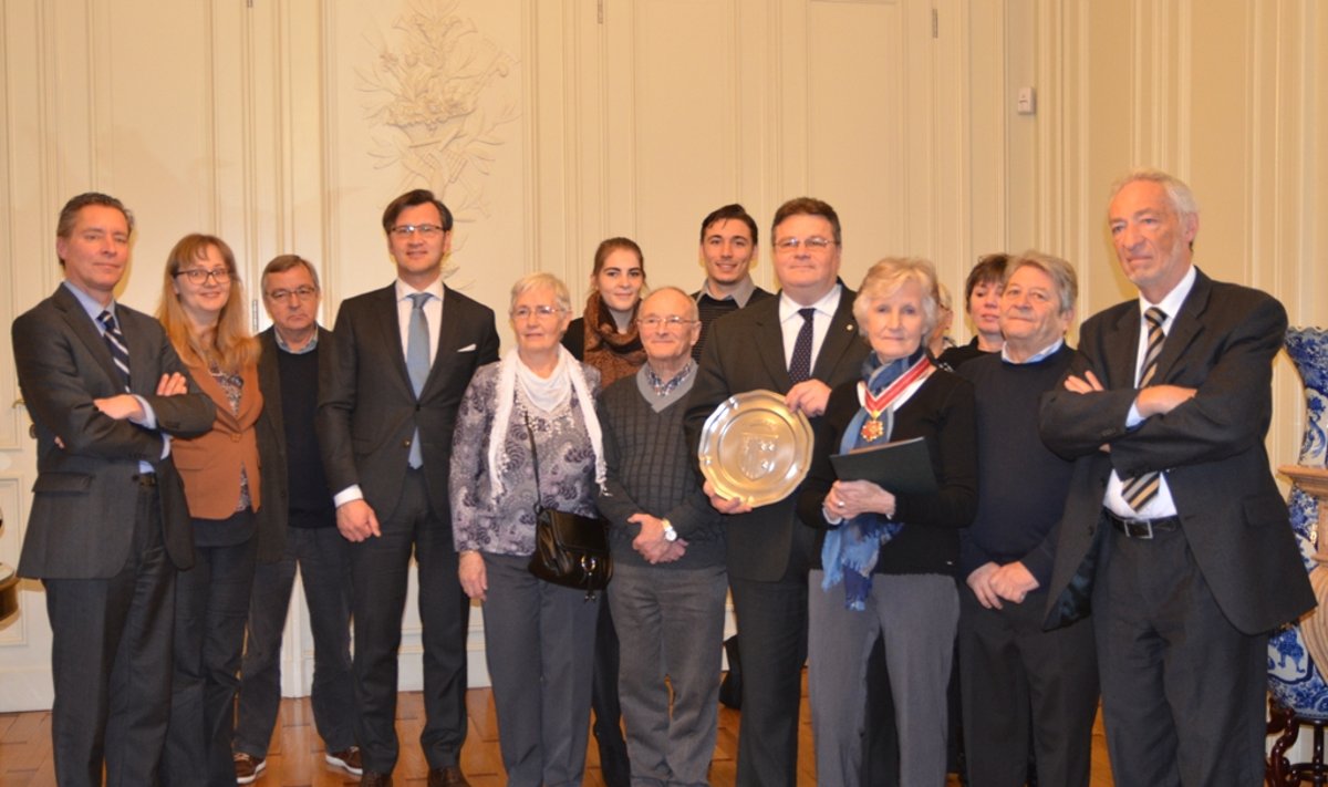 Francina Baeten Van den Brande awarded with Lithuania's Diplomacy Star