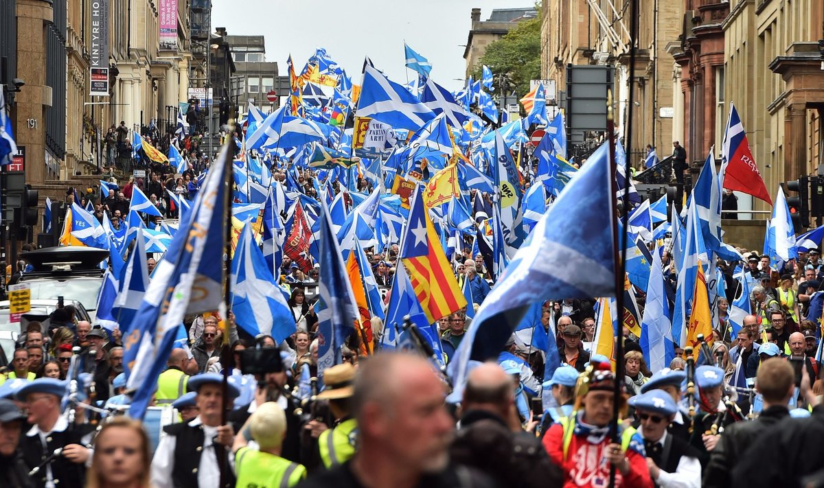 Demonstracija Škotijoje