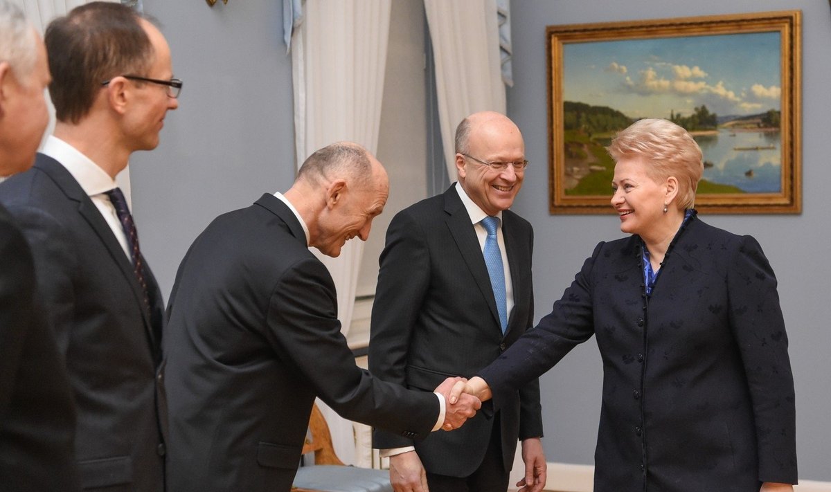 Dalia Grybauskaitė ir Koenas Lenaertsas