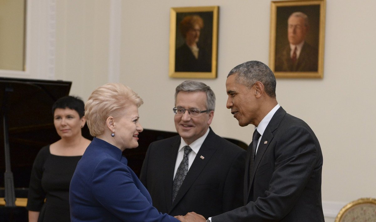 Dalia Grybauskaitė and Barack Obama